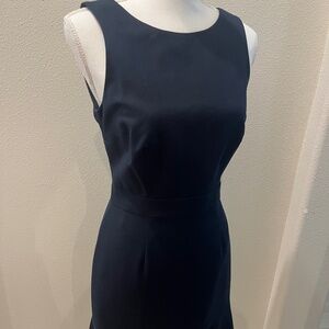 Stunning Navy Scoop Neck Dress